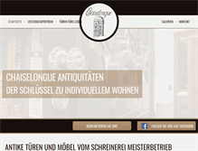 Tablet Screenshot of chaiselongue-online.de